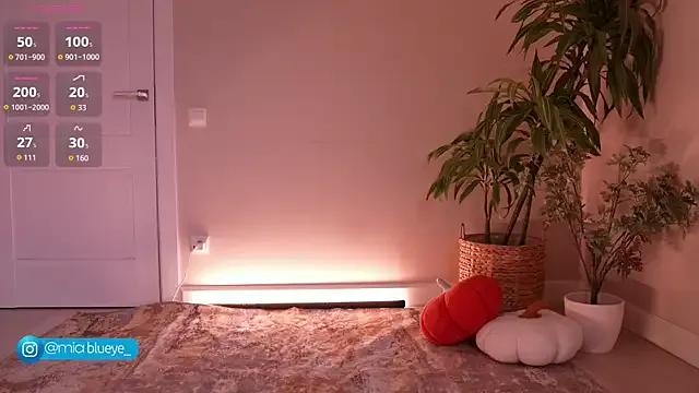 Miablueye from StripChat is Freechat