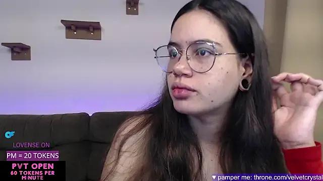 Velvetcrystall from StripChat is Freechat